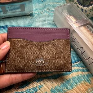 Coach card case